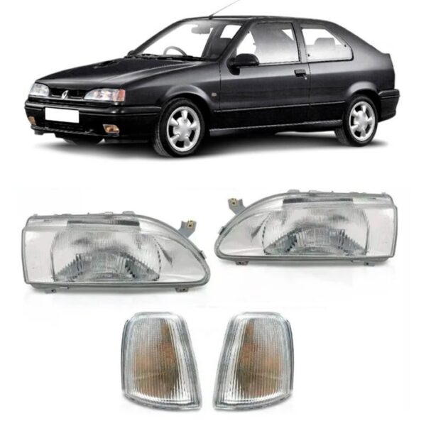 Kit Farol Renault 19 Completo C/sinaleiras Novos Direito/passageiro