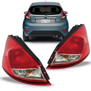 Par Lanterna New Fiesta Hatch 12 13 14 15 16 2017 Esquerdo E Direito