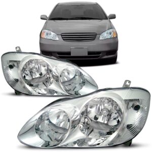 Par Farol Toyota Corolla 2003 2004 2005 2006 2007 08 Xei Seg Direito E Esquerdo