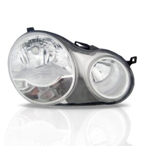 Par Farol Polo Hatch Sedan 2003 04 05 2006 Máscara Cromada Direito E Esquerdo