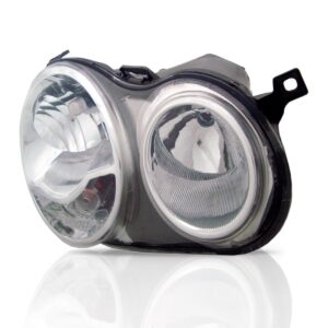 Par Farol Polo Hatch Sedan 2003 04 05 2006 Máscara Cromada Direito E Esquerdo