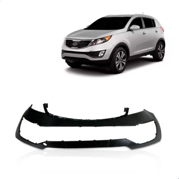 Parachoque Dianteiro Para Kia Sportage 2011 2012 A 2014 Novo Preto