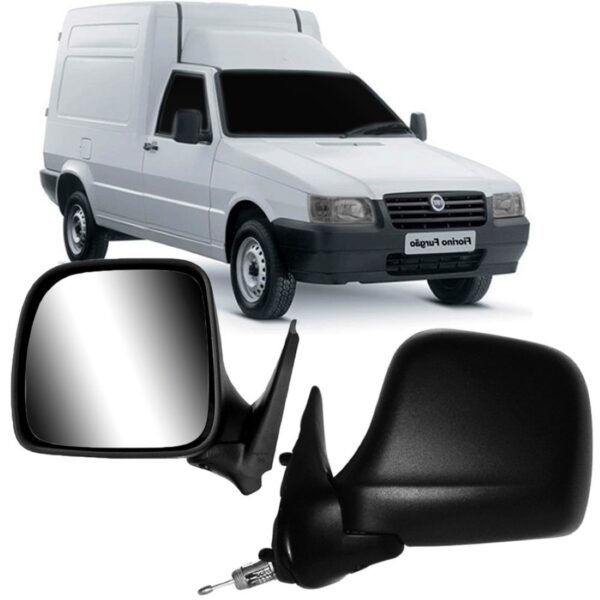 Retrovisor Fiorino Fiat 2011 2012 2013 Regulagem Manual Lado Direito