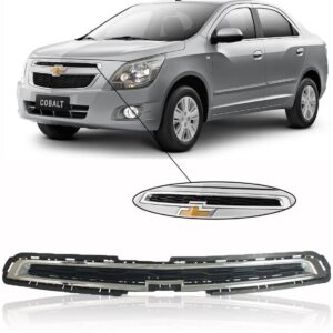 Aplique Parachoque Cobalt 2012 2013 2014 2015 Superior Preto