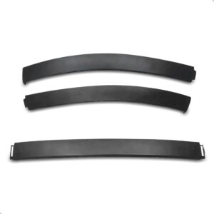 Spoiler Dianteiro Para Citroen C3 2003 Até 2007 3 Peças Preto