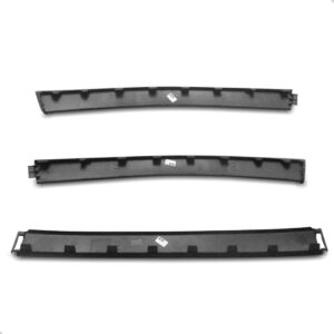 Spoiler Dianteiro Para Citroen C3 2003 Até 2007 3 Peças Preto