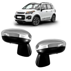 Retrovisor Air Cross 2011 2012 13 2014 2015 Elétrico Cromado Lado Esquerdo