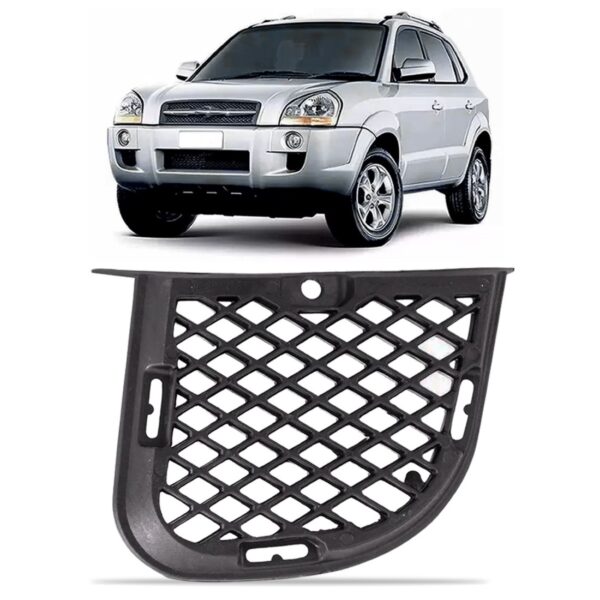Grade Tela Lateral Do Parachoque Dianteiro Tucson Esquerda