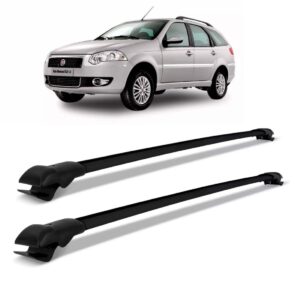 Travessa Teto Palio Weekend 1997 A 2017 Larga Preta Aluminio Preta