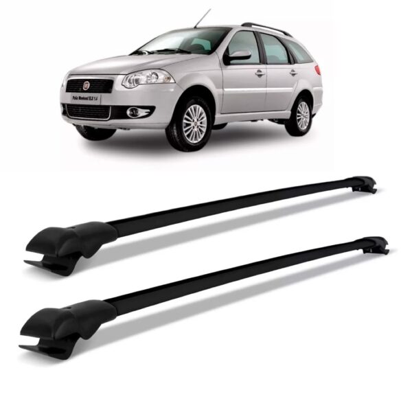 Travessa Teto Palio Weekend 1997 A 2017 Larga Preta Aluminio Preta