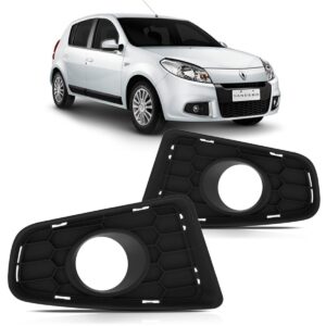 Aro Milha  Para  Sandero 2011 A 2014 Preta C/furo Le Preto Esquerdo