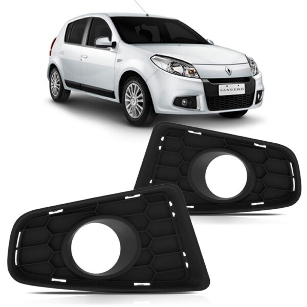 Aro Milha  Para  Sandero 2011 A 2014 Preta C/furo Le Preto Esquerdo