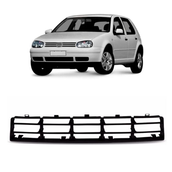 Tela Grade Parachoque Golf 1998 A 2006 Preto Preto