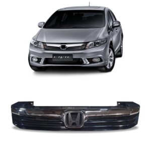 Grade Completa Para New Civic 2012 2013 A 2015 Friso Cromado