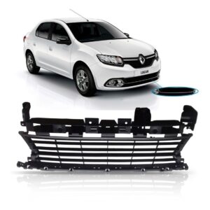 Tela Frontal Inferior Sandero 2014 2015 2016 Central Preta