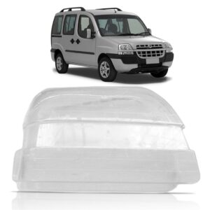 Lente Farol Doblo Fiat 2002 2003 2004 2005 2006 2007 08 2009 Lado Direito