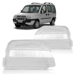 Lente Farol Doblo Fiat 2002 2003 2004 2005 2006 2007 08 2009 Lado Direito