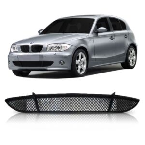 Grade Bmw Serie 1 2005 2006 2007 Inferior Parachoque Preta