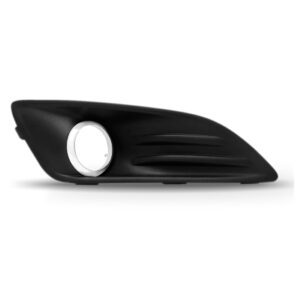 Moldura Para Farol Milha New Fiesta 14/2016 C/furo Esquerdo Preto Esquerdo