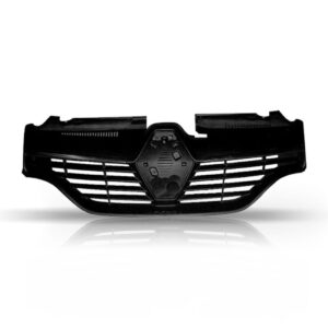 Grade  Radiador Para Logan 14/15 S/friso Preta Preto