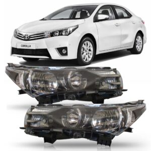 Farol Para Toyota Corolla 14 15 16 17 Sem Projetor 1ª Linha - Direito/passageiro