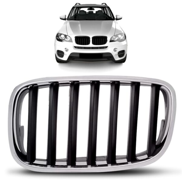 GRADE BMW X5 V6 2007 A 2013 CROMADA COM PRETO LE