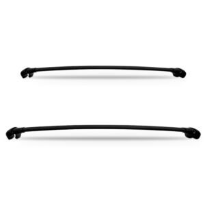 Rack Travessa Teto Santa Fe 2002 A 2010 Preto Aluminio Preto