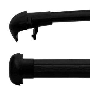 Rack Travessa Teto Santa Fe 2002 A 2010 Preto Aluminio Preto