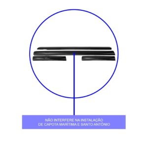 Par Protetor Lateral De Caçamba Para S10 2015 14 2013 2012