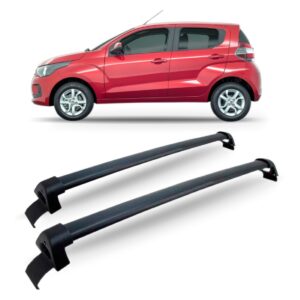 Rack Teto Mobi 2016 2017 Bagageiro Preto Aluminio Preto