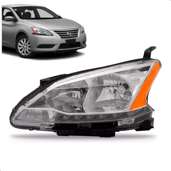 Farol Sentra 2014 2015 2016 2017 Com Led Marca Lado Esquerdo
