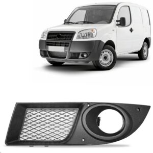 Moldura Milha Para Fiat Doblo 2009 10 A 2013 C/ Furo Milha Esquerdo/motorista