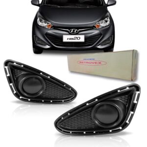 Tampa Farol Moldura Milha Hb20 2012 A 2015 Fechada  Direito