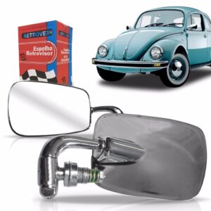 Retrovisor Universal Fusca 1978 79 80 81 82 A 1996 Cromado Lado Direito