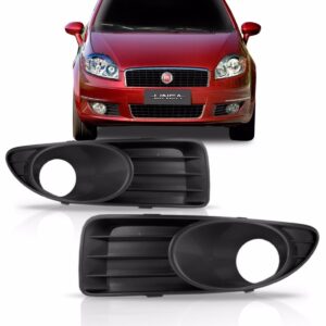 Moldura Grade Milha Linea 2008 09 10 11 12 2013 Preto Lado Direito