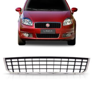 Tela Frontal Linea Preta Inferior Com Friso Cromado 08 A 13 Preto