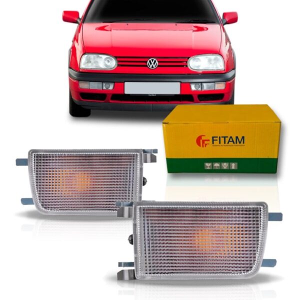 Pisca Seta Golf Mexicano 1994 A 1997 Cristal Branco Direito  Direito