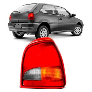 Lanterna Traseira Para Gol 1995 A 1999 Tricolor Lado Direito