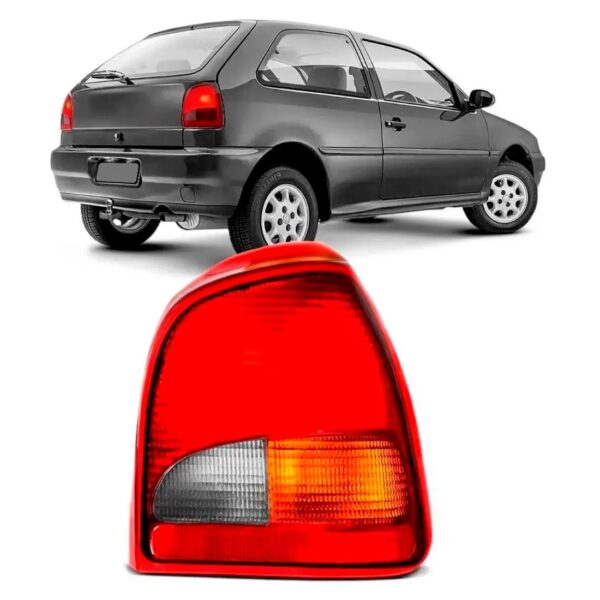 Lanterna Traseira Para Gol 1995 A 1999 Tricolor Lado Direito