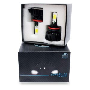 Kit Lâmpada Super Led H16 6000k Carro Caminhão 7400 Lumens