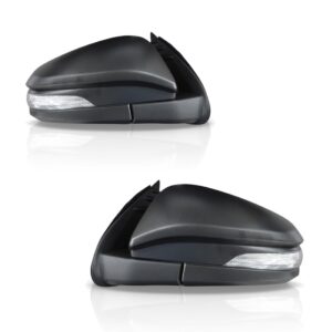 Retrovisor Hilux 2016 2017 Preto Eletrico Com Sinaleira Lado Esquerdo