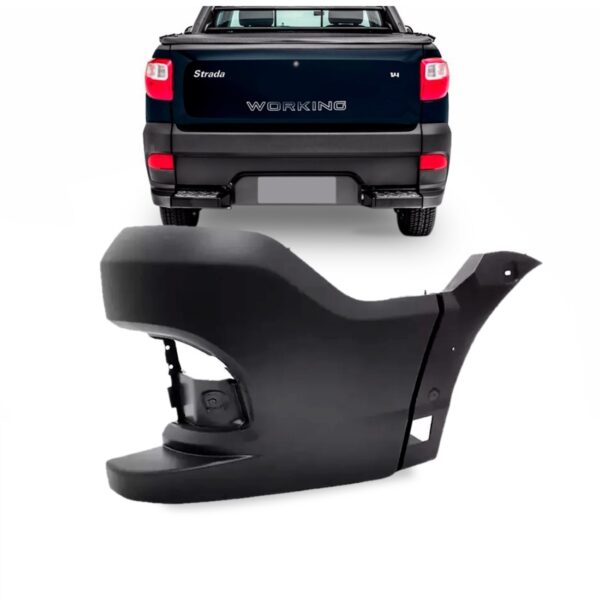 Polaina Do Parachoque Strada 2014 15 A 19 Working Trekking  Lado Direito