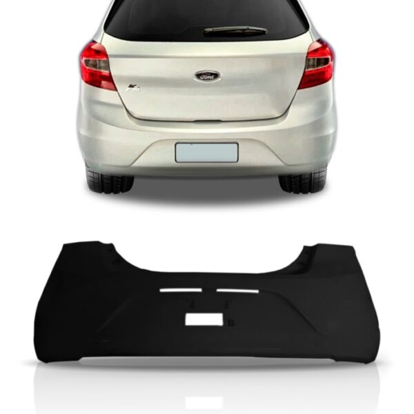 Parachoque Traseiro Ka Ford 2015 2016 2017 Hatch 1a Linha