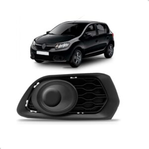 Moldura Tampa Do Milha Para Sandero 2017 2016 2015 Fechada Lado Direito/passageiro