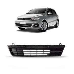 Grade Gol G7 2016 2017 2018 Inferior Central Friso Cromado Preto