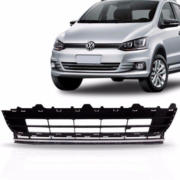 Grade Fox Spacefox 2015 A 17 Inferior Central Friso Cromado Preto