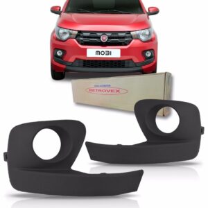 Aro Milha  Para Mobi 2014 A 2016 Preta C/furo Le Dianteira Direita