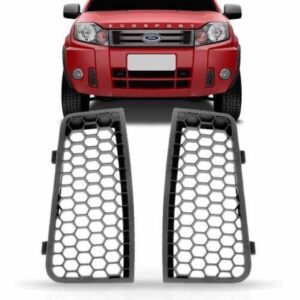 Moldura Grade Parachoque Ecosport 2008 A 2012 Grafite Lado Direito