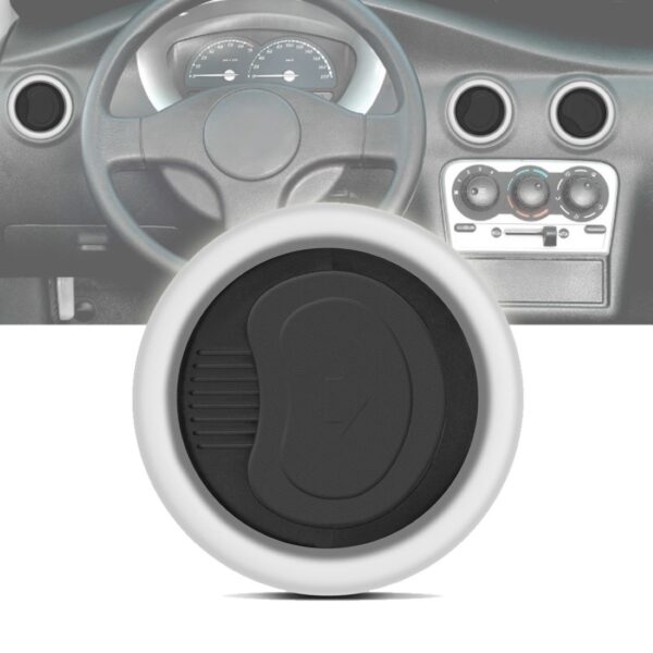 Difusor Saida De Ar Painel Celta 2001 A 2006 Prata.