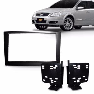 Moldura Dvd 2din Vectra Corsa Montana Meriva - Preto